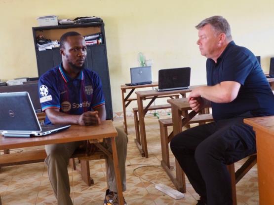 En met de IT-man van SDA, Mohamed Larkoh